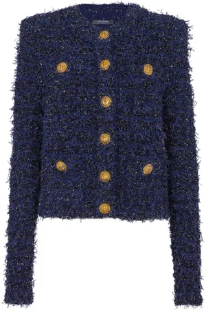 Balmain Buttoned tweed jacket