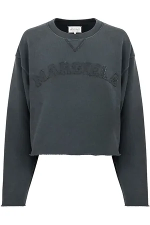 Maison Margiela Logo-appliqu?? cotton sweatshirt
