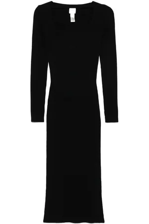Patou Corset ribbed maxi dress