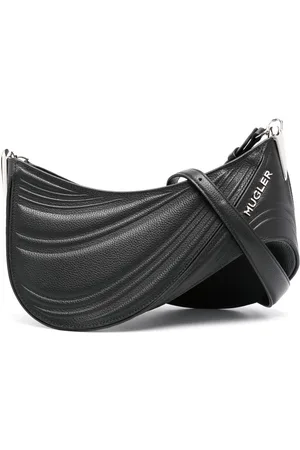 MUGLER Debossed shoulder bag