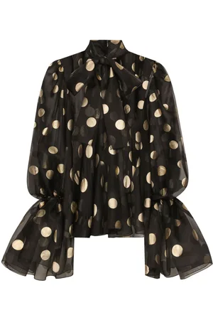 Dolce & Gabbana Ruffled-cuff blouse