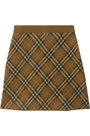 Burberry Check mini skirt