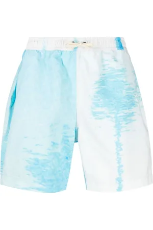 BLUE SKY INN Abstract-print swim shorts