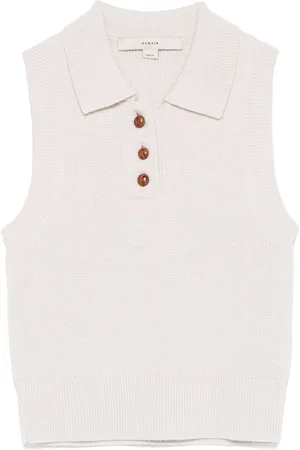 REMAIN Merino wool polo top