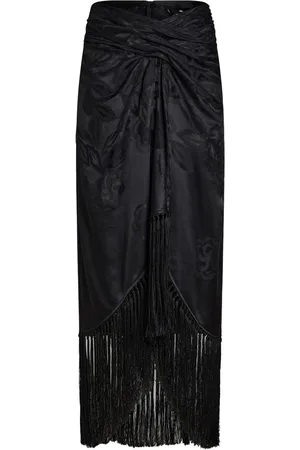 Etro Fringed jacquard maxi skirt