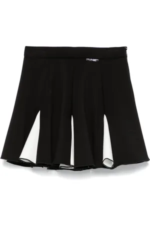 Twin-Set Two-tone scuba skirt