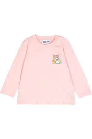 Moschino Teddybear-print long-sleeved T-shirt