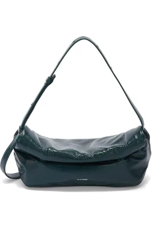 Jil Sander Small Rollup leather shoulder bag