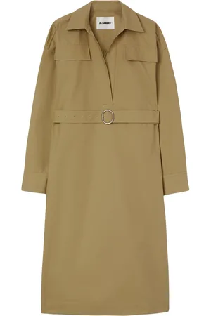 Jil Sander Classic-collar cotton dress