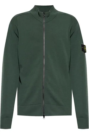 Stone Island Compass-badge knit cardigan
