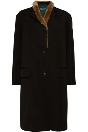 Kolor Faux fur collar coat