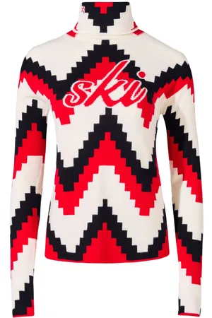 Perfect Moment Chevron roll-neck jumper