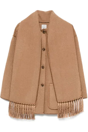 Totême Whipstitch-trim scarf jacket