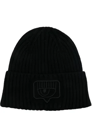 Chiara Ferragni Eyelike-patch beanie hat