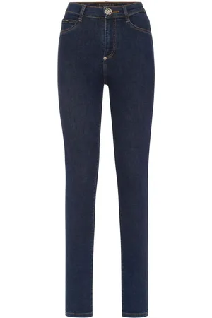 Philipp Plein High waisted jegging trousers
