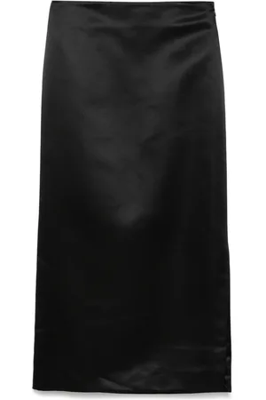 VIVETTA Satin midi skirt