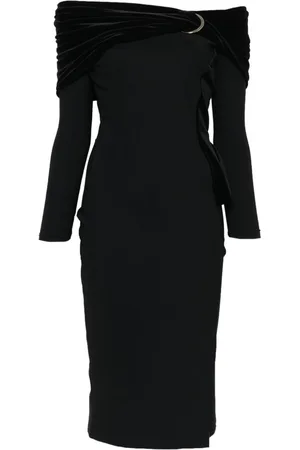 CHIARA BONI Panelled-design midi dress