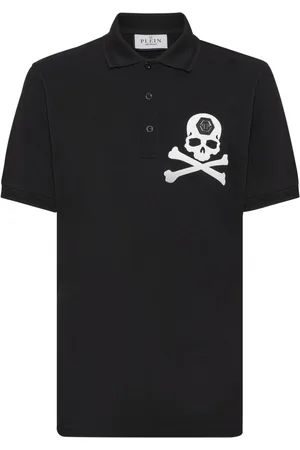 Philipp Plein Logo-print cotton polo shirt