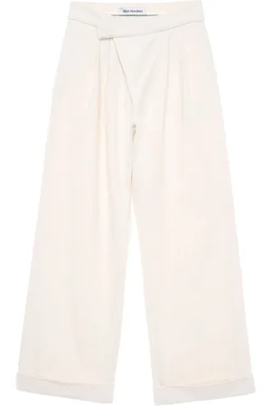 Won Hundred High-waisted darted trousers
