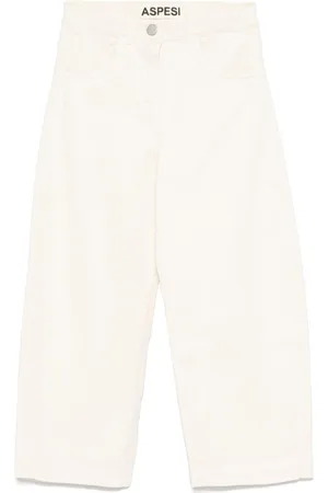 Aspesi Logo-tag straight jeans