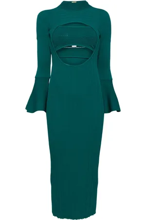 Cult Gaia Layered cut-out dress