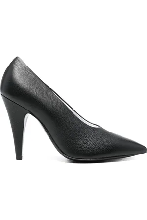 Moschino 100mm leather pumps