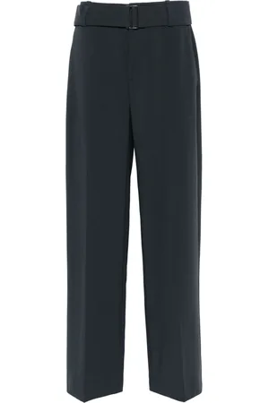 Vince Belted wide-leg trousers
