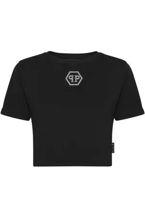 Philipp Plein Hexagon rhinestone T-shirt