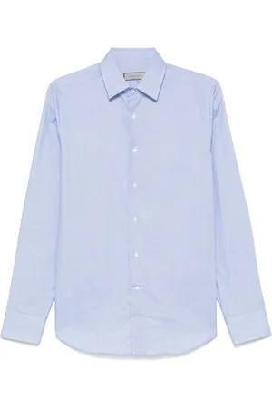 CANALI Mini-check shirt