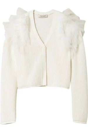 Twin-Set Tulle detailing cardigan