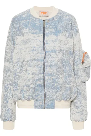 PDF Dust-effect denim jacket
