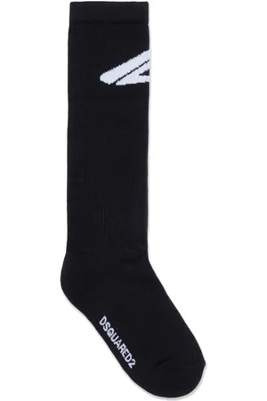 Dsquared2 Intarsia-knit logo socks