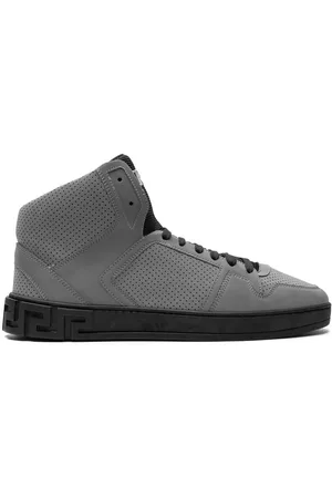 VERSACE Greca-embossed high-top sneakers