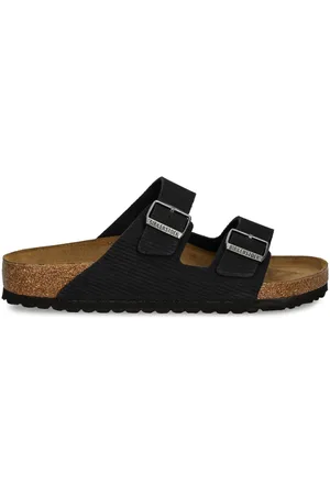 Birkenstock Arizona suede slides
