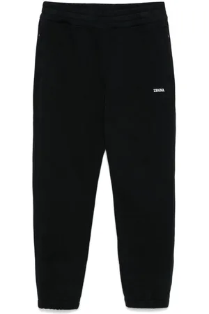 Ermenegildo Zegna Rubberised-logo track pants