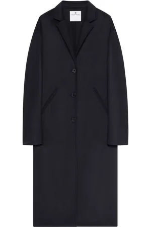 Courrèges Double-face wool cocoon coat