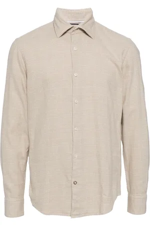 HUGO BOSS Cotton plaid shirts