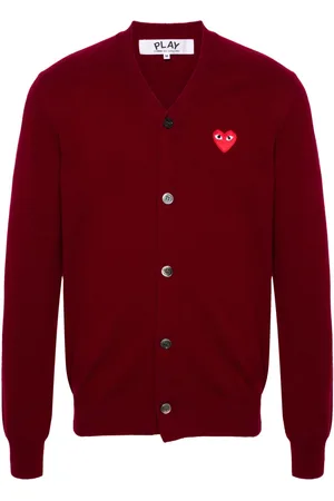 Comme des Garçons V-neck wool cardigan