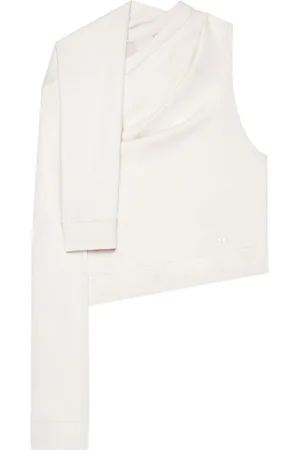 Courrèges Asymmetric off-shoulder sweatshirt