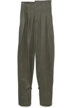 Elena Velez Faux-suede trousers