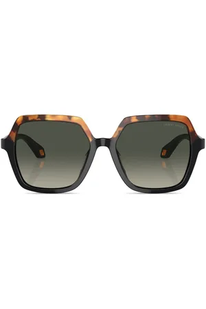 Giorgio Armani Gradient-lens oversize-frame sunglasses