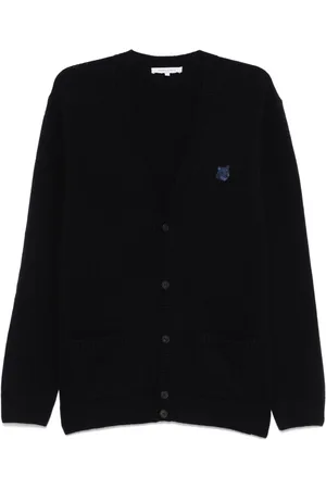 Maison Kitsuné Bold Fox Head-patch cardigan