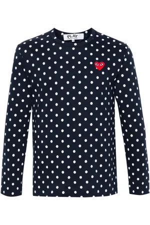 Comme des Garçons Polka-dot cotton T-shirt