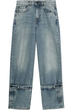 haikure Logo-patch straight jeans