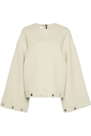 Nanushka Studded bell-sleeves top