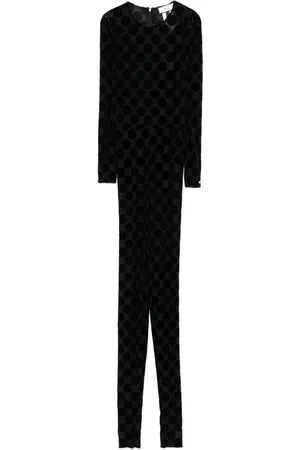 NISSA Polka-dot tulle jumpsuit
