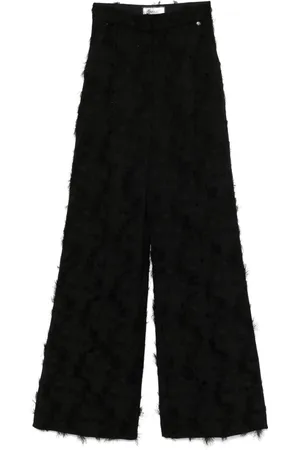NISSA Patterned-jacquard trousers