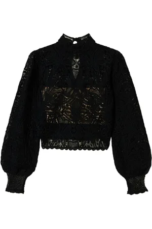 Twin-Set Crochet-knit top