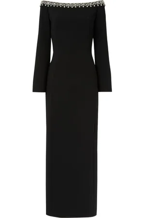 Jenny Packham Lima crystal-embellished midi dress