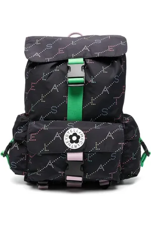 Stella McCartney Logo-print buckle backpack